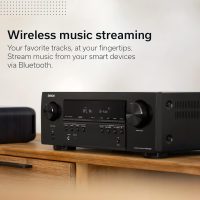 Denon AVR-S570BT AV Receiver 5.2 Channel 8K Ultra HD Audio & Video, Stereo Receivers, Denon AVR Wireless Streaming Bluetooth, (4) 8K HDMI Inputs, eARC, HD Setup Assistant - Image 6