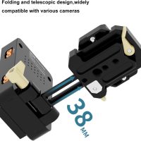 ZGCINE VM-VP4 V-Mount Battery Plate with Arca-Swiss Dual Quick Release Plate for Sony FX3, Canon EOS R5/R6/R7/R10, Panasonic LUMIX GH6/S5 II, a7S III/a7 IV and DSLR & Mirrorless Cameras - Image 2