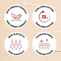 TIRTIR Mask Fit Red Cushion Foundation | Full coverage, Weightless, Skin fit, Satin Glow Finish, Korean Makeup, beauty, Tattoo cover up, Buildable (#23N Sand, 0.63 Fl Oz) - Image 7