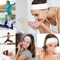 Non-Slip Headbands for Women - 7-Piece Set of Soft, Stretchy Cotton Sports Headbands Perfect for Workouts, Yoga, and Running. - Image 3
