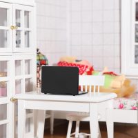 cobee 3Pcs Miniature Dollhouse Décor, 1:12 Metal Simulation Laptop Tablet Smart Phone, Mini- Dollhouse Miniatures Furniture Accessories, Doll House Miniatures Play Set (Black 3Pcs) - Image 8
