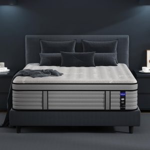 DIFAME 18 Inch King Size Mattress, Firm Hybrid Mattress King in a Box with Gel Memory Foam, Individually Pocket Spring, Breathable & Cooling Fabric, Pressure & Back Pain Relief, Upgrade Edge Support