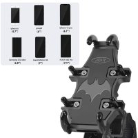 UTV Phone Mount for 1.75"-2" Roll Bar, 360°Rotation UTV Phone Holder with 8 Claws, Aluminum Alloy Heavy Duty Smartphone Holder Hang on to 4.7"-7.1" Devices for Polaris RZR/Can Am X3 - Image 5