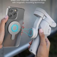 ENCASED Magnetic Adapter for DJI OM Smartphone Gimbal Stabilizer - Compatible with MagSafe (DJI OM 4/4 SE/5/6/7/7P) - Image 3