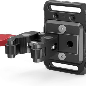 SmallRig Mini V Mount Battery Plate, V-Lock Mount Battery Plate with Crab-Shaped Clamp for Camera Power Supply - 2989