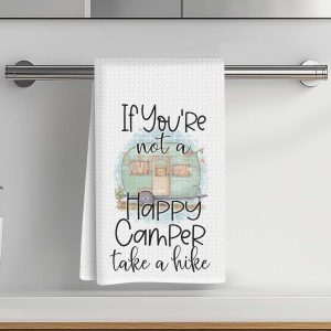 Country Kitchen Towels, Cute Decorative Dish Towels, Absorbent Flower Tea Towel Gifts for Fashion Bathroom Home Decor, Cute and Funny Kitchen Designs for The Camper, Gifts for Chefs Mom Friend-5