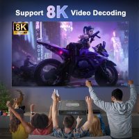 Android 14 TV Box 2025, R69 Max Android Box with 4GB RAM 32GB ROM RK3528 Quad-Core for Smart TV, 8K HD Video Decoding & HDR 10 Video Output ，Support WiFi6 2.4Ghz/5.0Ghz BT 5.0 TV Box - Image 6