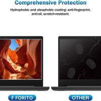 F FORITO 2-Pack 15.6 Inch Anti Blue Light Laptop Screen Protector, Eye Protection Anti Glare Matte Computer Screen Cover for 15.6" Laptop with 16:9 Aspect Ratio, Reduce Eye Strain and Touch Sensitive - Image 6