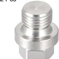 M10 X 1 Male Outer Hex Head Plug - 304 Stainless Steel Solid Thread Corrosion Resistant Bung Plug Pipe Fitting 2pcs - Image 3
