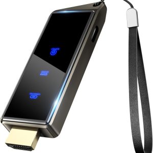 Wireless HDMI Display Dongle Adapter, Portable Transmitter, Streaming Media Video/Audio/File HDMI Wireless Extender from Smartphone,Laptop to HDTV/Monitor/Projector, Support Airplay DLNA Miracast