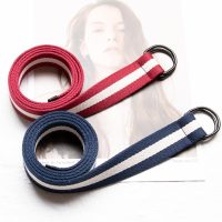 Black Belt Men,Military Canvas Web Belts for Men, Black D-ring Buckle The best gifts for Father's Day - Image 2