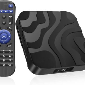 TUREWELL Android Streaming Media Players 12.0, T95Max H618 4GB RAM 64GB ROM Android Media Player with Quad Core GPU Mali-G31 MP2 Support 6K 3D, 2.4GHz/5GHz Dual WiFi with BT 4.0 USB 2.0