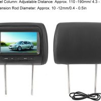 car tv for Back seat, 2pcs 7 in Control Headrest LCD Video Monitor MP5 Display Black DVD Player for Car,Car Tvs for Back for Seat 2 Set,Car Tv Headrest Monitor,Tv - Image 3