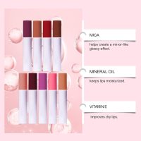 Staining Oil, Lips Staining Lip Oil, Both an Oil and a Stain, Lip Tint Lips Oil Long-Lasting Moisturizing, Non-stick to Cup, Rose & Sweet Glossy Creamy Texture (Sweet) - Image 4