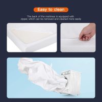FDW | 8 Inch Twin Mattress | Medium Firm | Gel Memory Foam Mattress | White | Bed in a Box, CertiPUR-US Certified | Pressure Relief, Cooling Ventilated Foam | Washable Removable Cover - Image 6