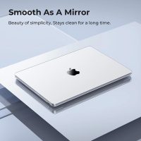 EooCoo Case Compatible with MacBook Air 15 inch M4 2025 2024 2023 Release A3241 M3 A3114 M2 A2941 Liquid Retina Display, Plastic Hard Shell Case + Keyboard Cover + Screen Protector, Crystal Clear - Image 3