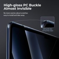 EooCoo Ultra Thin Armor Compatible with MacBook Air 13 inch Case M4 2025 2024-2022 M3 M2 A3240 A3113 A2681, 100% Match Midnight, Air 13.6" Matte Protective Case with Keyboard Skin, Midnight Clear - Image 4