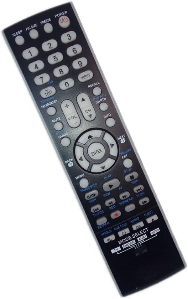 Replaced Remote Control Compatible for Toshiba 26AV52U 19AV501U 37AV502R/U 37AV500U 46RV525R LCD TV Cable/SAT AUX1 AUX2