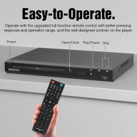 MEGATEK Region-Free HDMI DVD Player for TV, Compact CD/DVD Player for Smart TV, USB Port, Plays All Region DVDs & Multi Formats, Metal Housing, HDMI/RCA Cables & Remote Included - Image 7