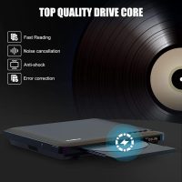 Ultra Slim DVD Player, Thin HDMI AV DVD Players for TV, 0.6 Inch Design with Region Free & Colourful HD Pixels, Supports USB Playback, NTSC/PAL DVD Player with HDMI & RCA Cables, Remote Control. - Image 8