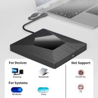 External Blu Ray Drive, External Bluray Burner with USB 3.0 & Type-C, External Bluray CD DVD Reader, Bluray Writer for PC, USB External Blu-ray Drives for Windows XP/7/8/10/11 MacOS - Image 5