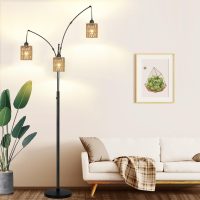 3 Pack Rattan Lamp Shade Small Boho Shades Replacement - Pendant Sconce Shade Ceiling Fan Light Covers Cylinder Woven Lampshade for Floor Lamps Pendant Light Chandelier Wall Sconces - Image 6