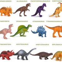 Kids Dinosaur Figures Toys, 12 Pcs Jumbo Plastic Dinosaur Toys for Kids 3-5, STEM Educational Realistic Dinosaurs Figurine Playset for Boys Girls Toddlers - Image 5