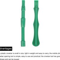 9pcs Universal Plastic Spudger Crowbar Pry Bar Opening Repair Tools for Cellphone Mobile Phone Tablet Laptop PC, Green - Image 4