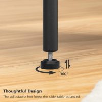 HOOBRO Side Table with Charging Station, Set of 2 End Tables with USB Port and Outlets, Nightstand with 2-Layer Storage Shelves for Small Spaces, Living Room, Bedroom, Rustic Brown BF09UBZP201 - Image 8