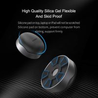 Laptop Cooling Pad, Hagibis Ergonomic Laptop Stand Small Invisible Cooler Ball Portable Magnetic Foot Heat for MacBook Pro Computer - Image 4