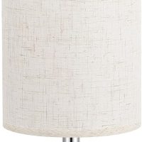 Touch Bedside Table Lamp with USB - 3 Way Dimmable Wood Lamp for Bedroom Nightstand, Desk Lamp with Charging Station for Dorm, Living Room, Office, Kids Room, Nursery, Small - Image 8