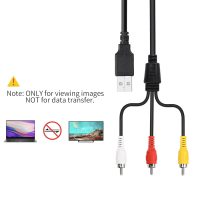 YACSEJAO USB to 3RCA Cable 5 Feet/1.5M USB Male to 3 RCA Male Jack Splitter Audio Video AV Composite Adapter Cable for Vizio tv & Video - Image 2