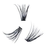 Cluster Lashes 240pcs 40D DIY Eyelash Extension D Curl Long Individual Lashes Mixed Tray Faux Mink Lash Clusters Extensions 0.07 0.10 Black (40D-0.07D-9-16mm) - Image 7
