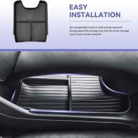 RUNROAD Center Console Organizer Tray Compatible with Honda HR-V 2026 2025 2024 2023 Accessories, Lower Armrest Tray for HR V Floor Console Organizer Glove Dividers Sunglasses Holder - Image 5