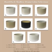 Royal Designs, Inc. Shallow Oval Hardback Lamp Shade, HB-611-12LNWH, Linen White, (10 x 6) x (12 x 7.5) x 7 - Image 5