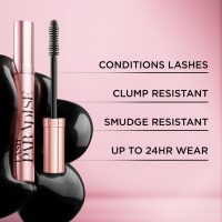 L'Oreal Paris Voluminous Makeup Lash Paradise Mascara, Voluptuous Volume, Intense Length, Feathery Soft Full Lashes, No Flaking, No Smudging, No Clumping, Blackest Black, 0.28 Fl Oz (Pack of 1) - Image 5