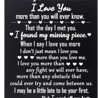 To My Men Wallet Insert Card I Love You Wallet Insert Card for Husband Boyfriend from Wife Girlfriend Valentine's Day Gifts - Image 3