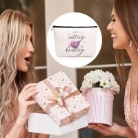 Funny Knitting Crocheting Bag Gifts for Crocheting Gifts Christmas Birthday Gift Humorous Novelty Present for Knitting and Crochet Beginner Crochet Lovers Crochet Makeup Bag - Image 4