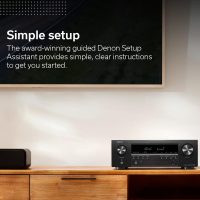 Denon AVR-S570BT AV Receiver 5.2 Channel 8K Ultra HD Audio & Video, Stereo Receivers, Denon AVR Wireless Streaming Bluetooth, (4) 8K HDMI Inputs, eARC, HD Setup Assistant - Image 5