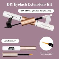 Ocean Pearl Lash Clusters 320pcs 3D Thick Lash Clusters kit 60D+80D Lashes,Eyelashes,Lash Extension Kit,Eyelash Clusters with Lash Bond&Seal&Remover&Tweezers,Lashes Clusters Eyelash Extensions Kit - Image 8