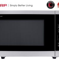 SHARP Countertop Microwave Oven with Removable 12.4" Carousel Turntable, 1100 Watt, 1.4 Cubic Feet, Stainless Steel - Image 2