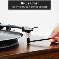 OPULA 7-in-1 Vinyl Record Cleaning Kit Complete - Vinyl Record Cleaner Solution - Velvet Brush - Microfiber Brush - Stylus Brush - Label Protector - Air Blower - Brush for Velvet, Restore LPs Album - Image 6