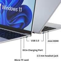 Gaming Laptop 15.6" FHD Display, Intel N95 Quad-Core up to 3.4GHz, 16GB RAM, 512GB SSD, RGB Keyboard, Fingerprint Reader, Windows 11 Pro – Powerful Laptop Computer for Work and Play - Image 6