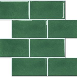 STICKGOO 10-Sheet Peel and Stick Subway Tile, Stick on Tiles Backsplash for Kitchen & Bathroom(Thicker Design)