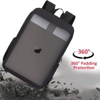 MAXTOP Deep Storage Laptop Backpack with USB Charging Port[Water Resistant] College Computer Bookbag Fits 15 Inch Laptop Black - Image 5