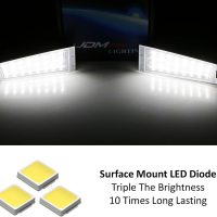 iJDMTOY OEM-Fit 3W Full LED License Plate Light Kit Compatible With 2008-2010 Cadillac CTS CTS-V Sedan, Powered by 18-SMD Xenon White LED Diodes - Image 3