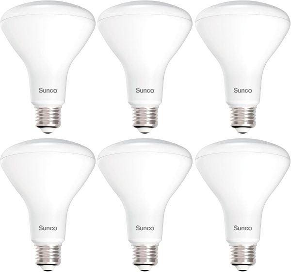 Sunco 6 Pack BR30 Light Bulb LED Recessed Can Light Bulbs, Indoor Flood Lights 850 LM, 11W (65W Equivalent), 3000K Warm White, Dimmable, E26 Base, for Home, Kitchen, Bedroom UL