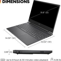 HP Victus 15.6" FHD 144HZ Gaming Laptop | AMD Ryzen 5-7535HS (Beat i7-11800H) | AMD Radeon RX 6550M|Backlit Keyboard| 32GB RAM DDR5 | 512GB SSD | Windows 11 Home | Bundle with USB 3.0 Hub - Image 3