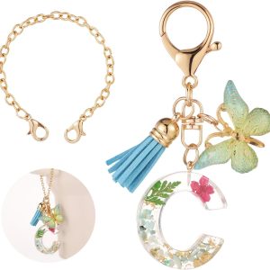 Bottle Chain for Stanley Cups, Cute Charm for Stanley Cup with Butterfly and Tassel Accessories Tumbler Accessories Compatible with Stanley Cup 40oz (C)