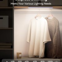 Under Cabinet Lighting, LED Motion Sensor Light Indoor, 2200mAh USB Rechargeable Closet Lights Battery Operated, Stick On Magnetic Wireless Dimmable Under Counter Lights for Kitchen(2 Pack) - Image 6